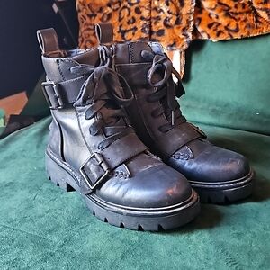 UGG moto combat boots 6.5
